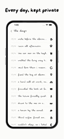 triday: daily diary screenshot