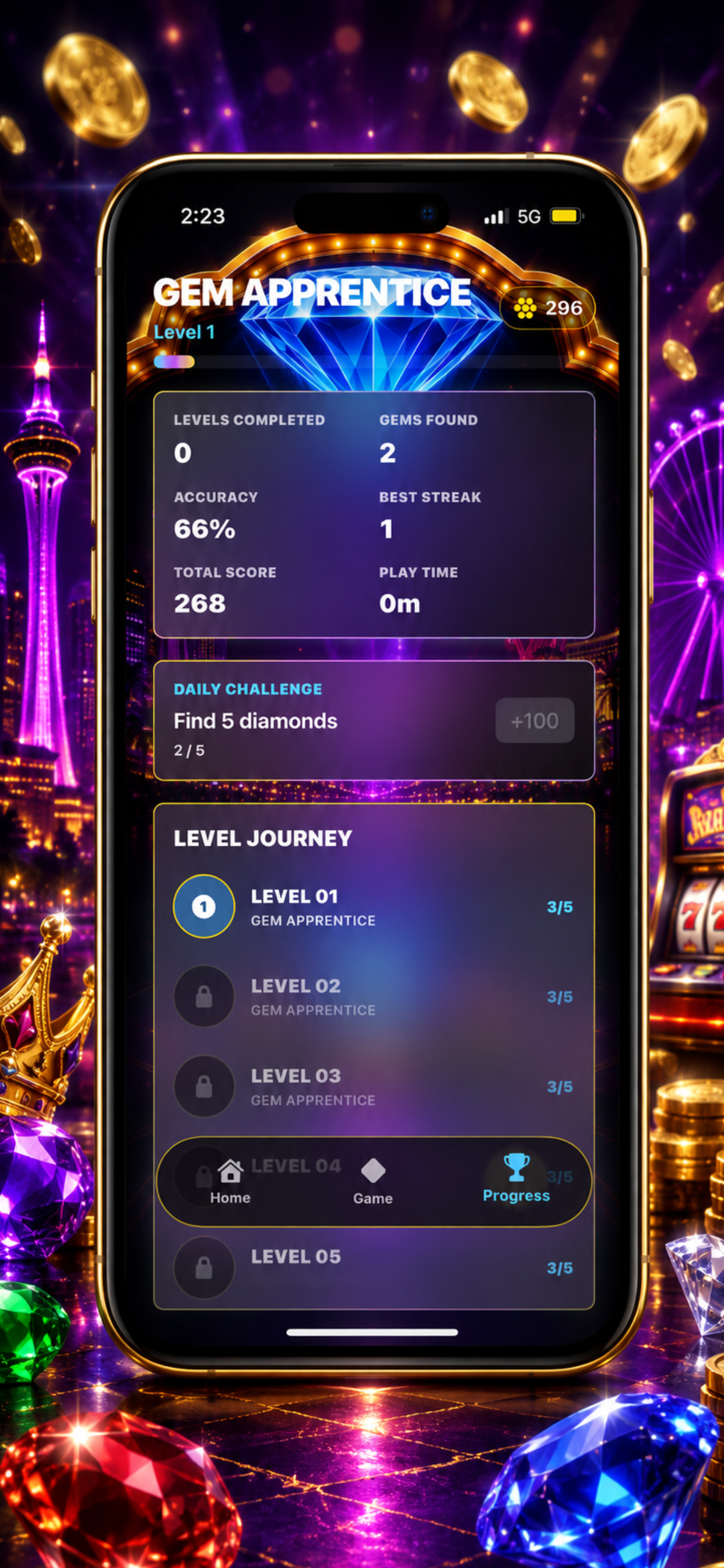 VegasGemQuest screenshot 2