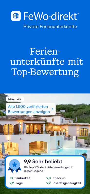 FeWo-direkt: Ferienunterkünfte screenshot 1 of 8