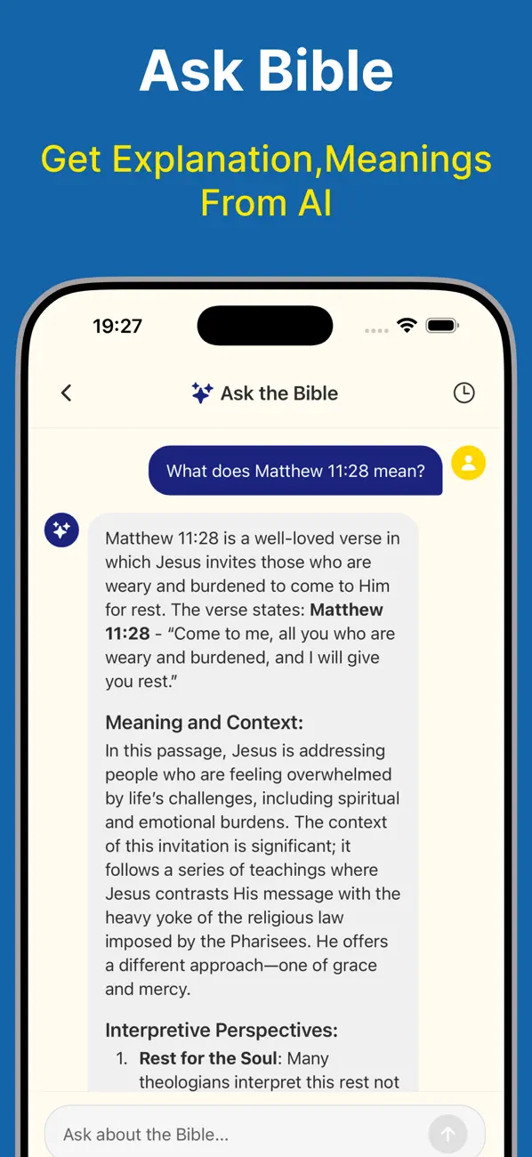 #3. Scripture Light - Bible Chat (iOS) Ved: Zeeron Studio Pvt. Ltd.