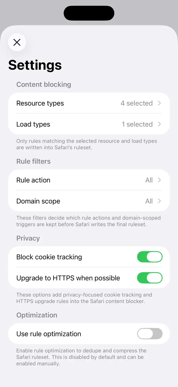 Screenshot #2 pour Popup Blocker