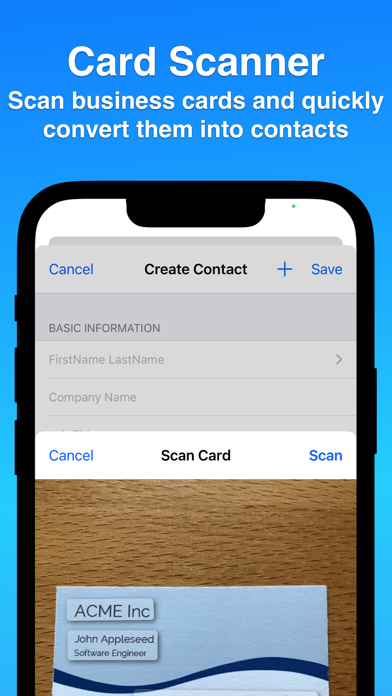 Contacts Journal CRM Screenshot