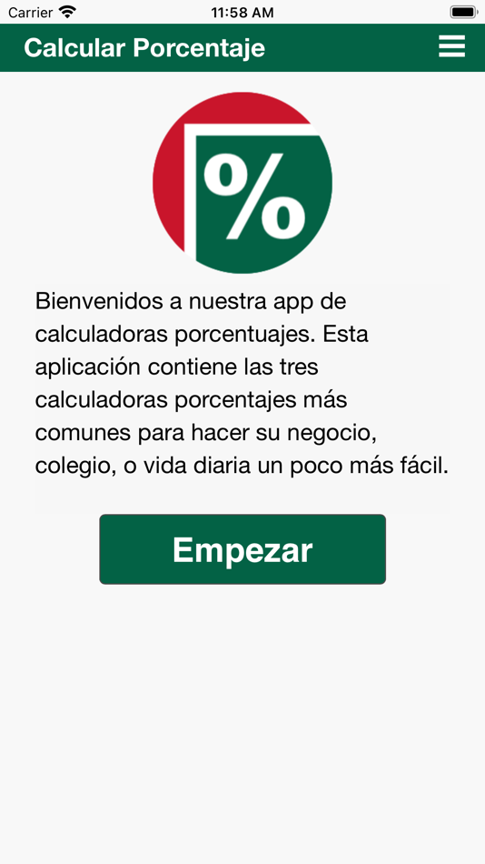 #1. Calcular porcentaje (iOS) 由: H Valeur