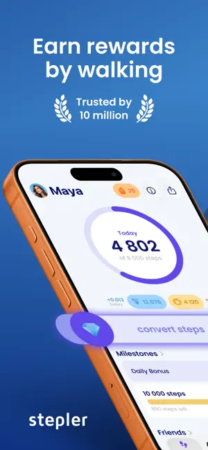 Stepler - Walk & Earn screenshot 1