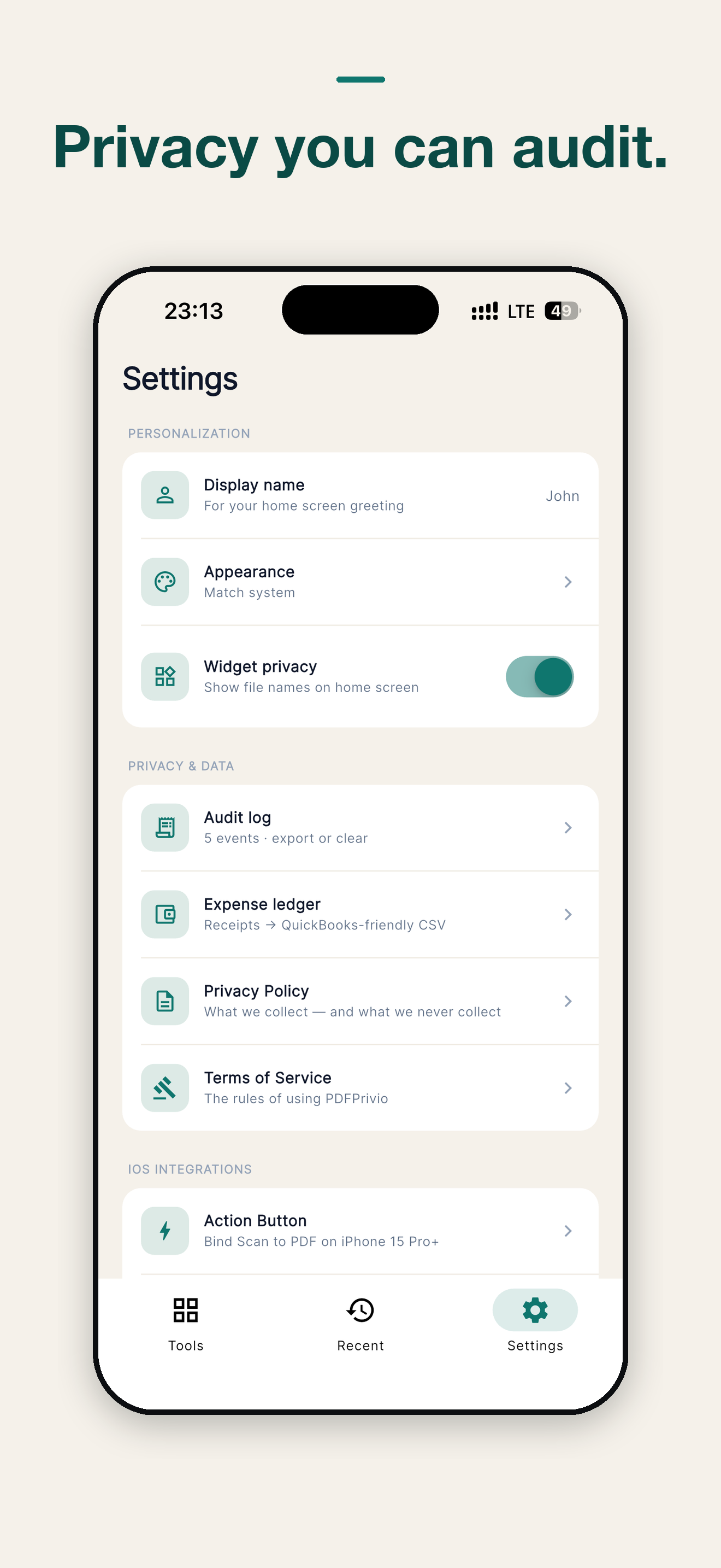 PDF Scanner & Editor: Privio