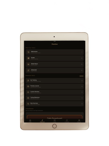 Learn Cello AI Tutor iPad screenshot