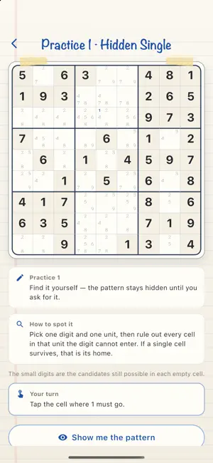 Sudoku Academy: Learn & Solve screenshot 4