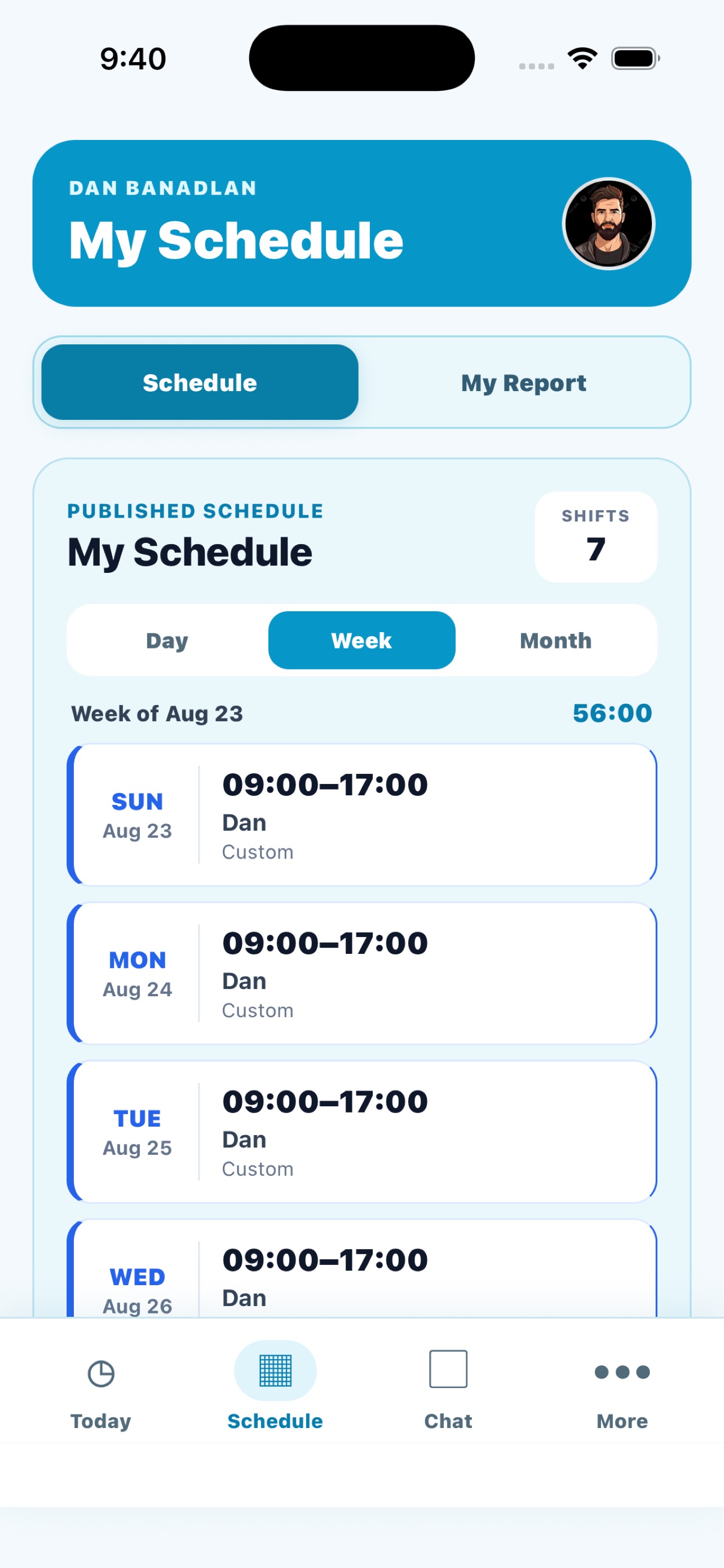 Screenshot 2 of The Work Clock