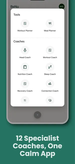 BeNu: Your AI Coaching Team screenshot 2