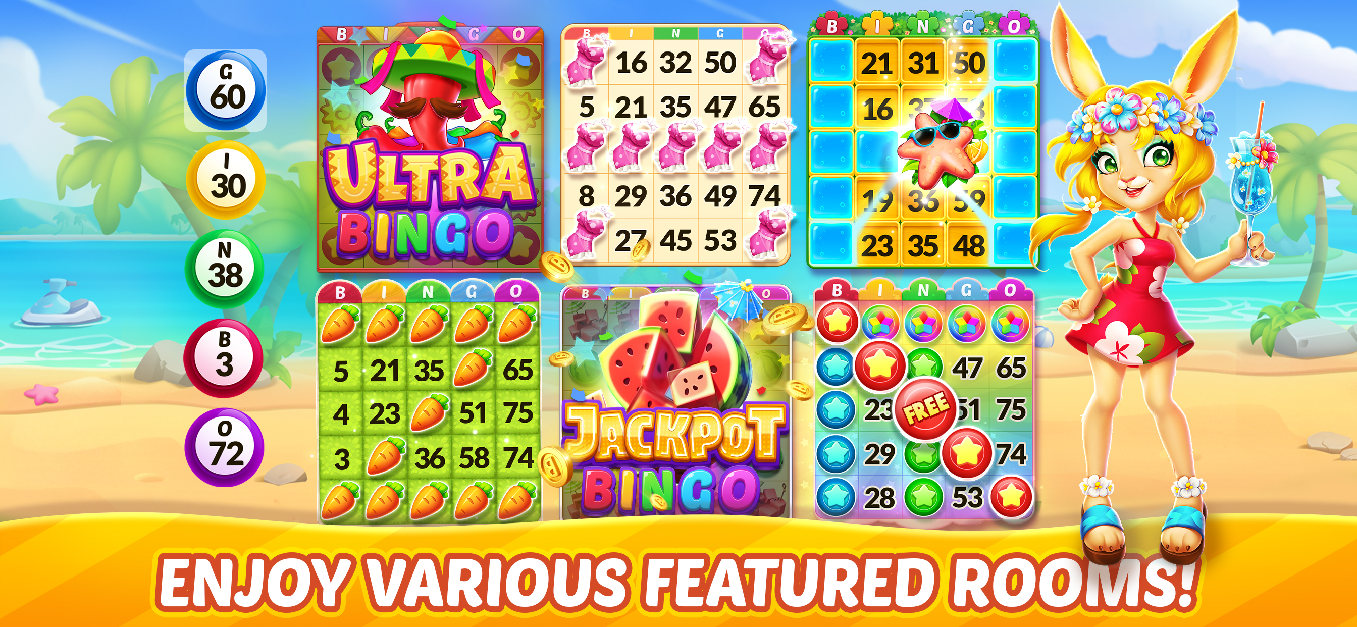 Bingo Aloha-Vegas Bingo Games