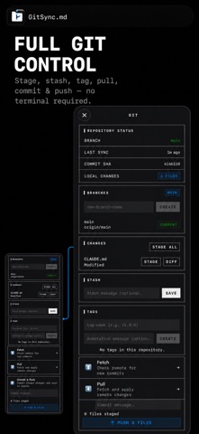 GitSync.md iPhone screenshot