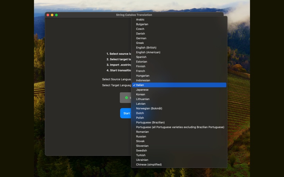 #2. String Catalog Translation (macOS) 来自: Enes Bugra Yenidunya