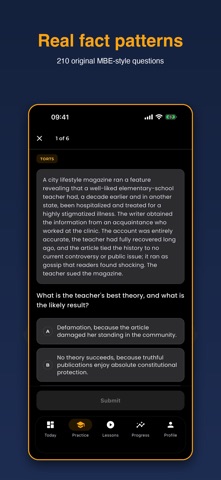 Bar Exam: King of the Curve iPhone screenshot
