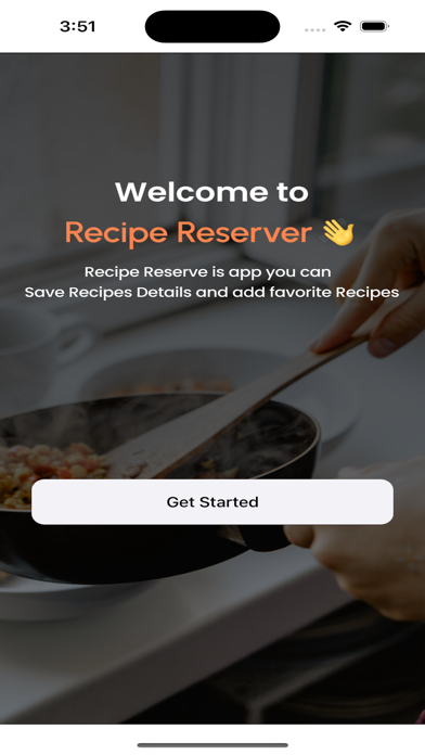 ReciReserve Screenshot