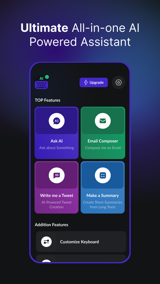 #4. AI Assistant + Keyboard (iOS) 由: Perpetio OU
