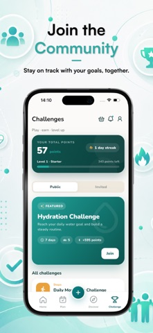 Humally: AI Health Coach iPhone screenshot