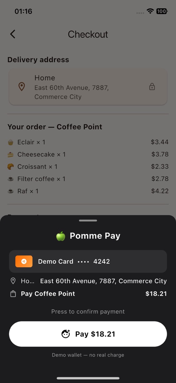 iPhone screenshot