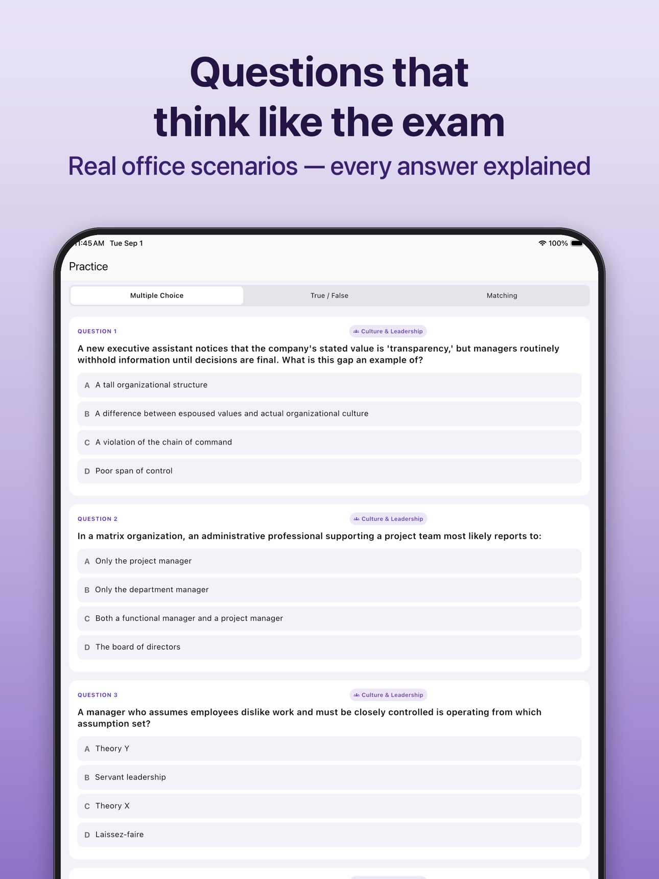 Screenshot 8 of CAP Admin Exam Study Guide