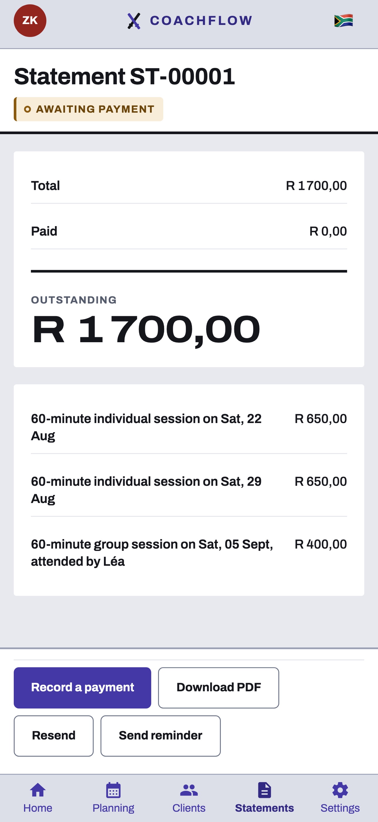Screenshot 3 of CoachFlow Coaching
