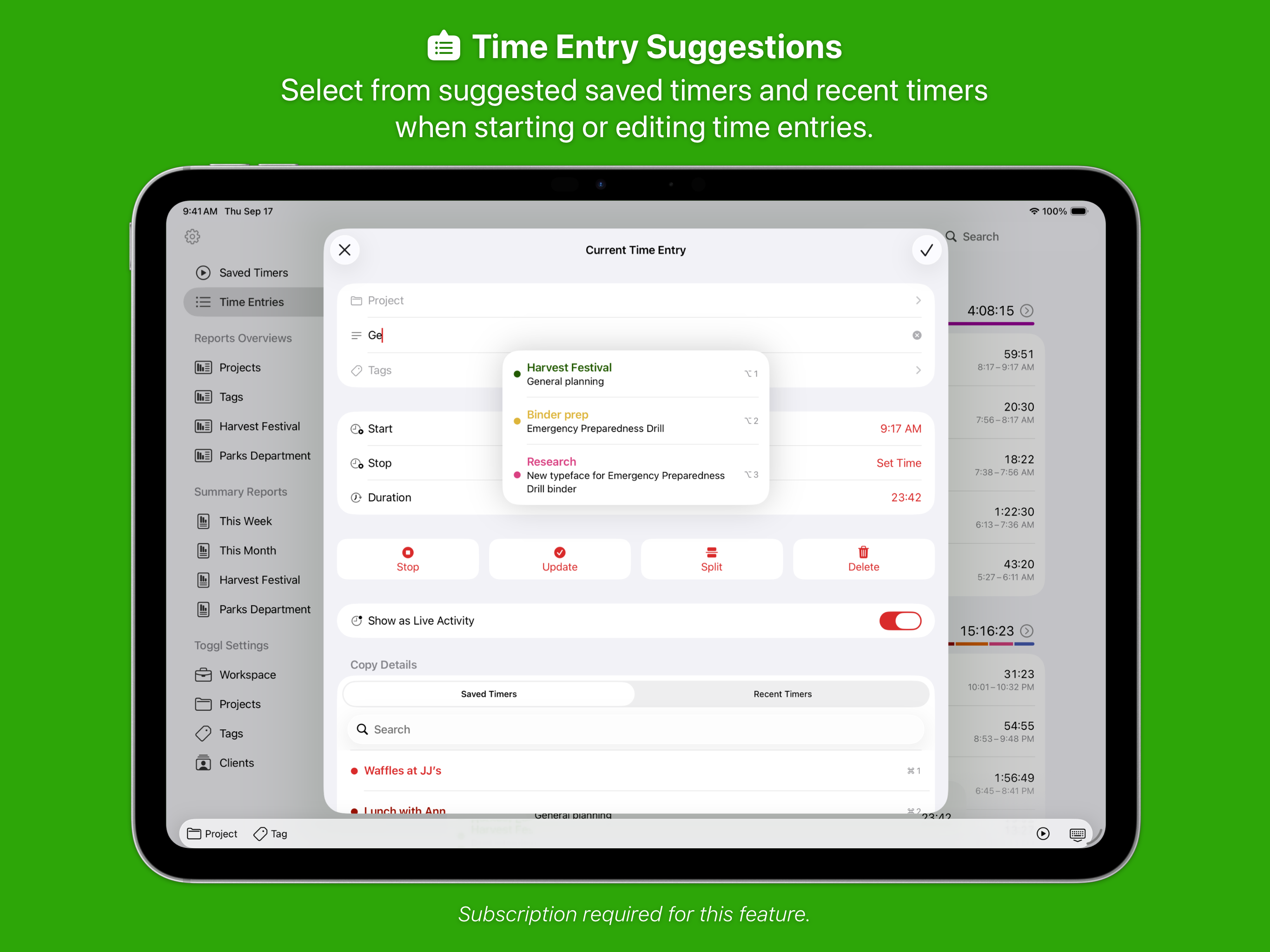 Timery: Time Tracker screenshot 14
