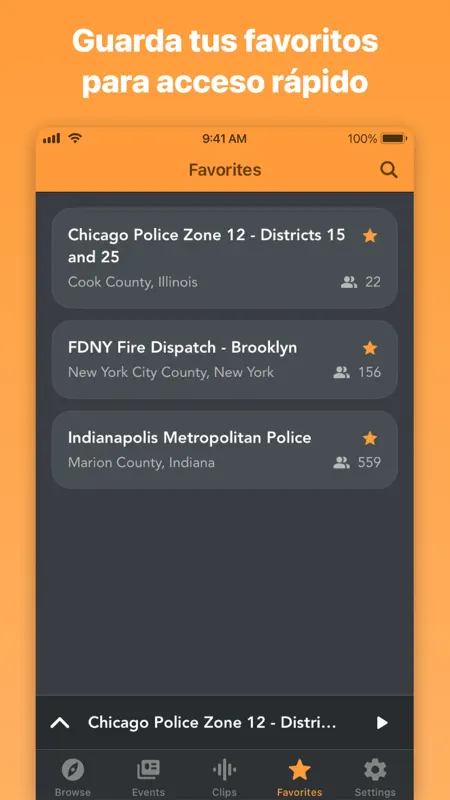 Police Scanner Radio & Fire screenshot 6 of 7