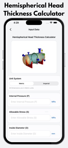 Pressure Vessel Thickness Pro Screenshot 5 of 10