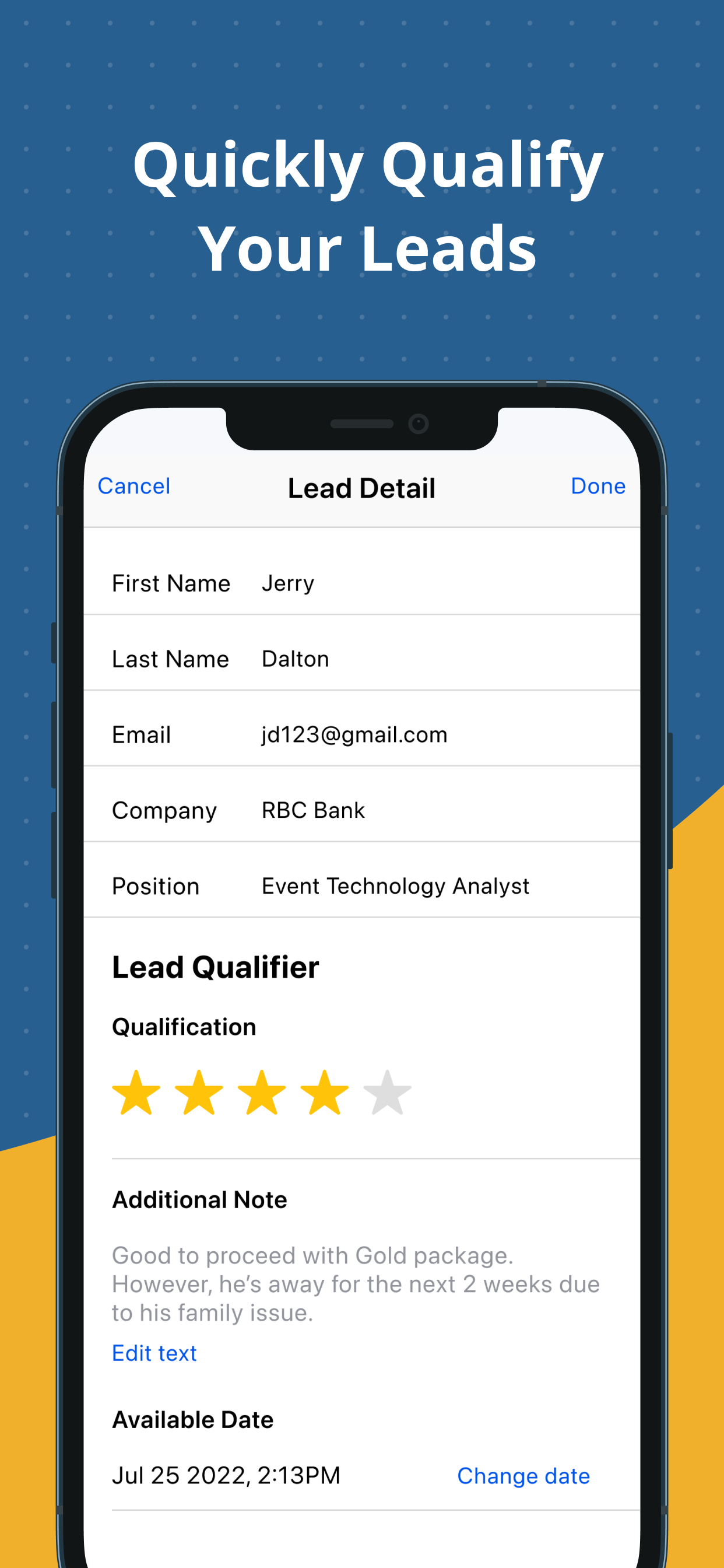 Lead Capture by EventMobi screenshot 4