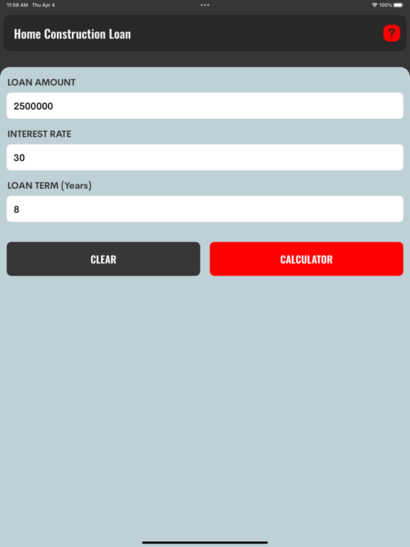 Screenshot #4 pour Home Loan Calculator- EMI Calc