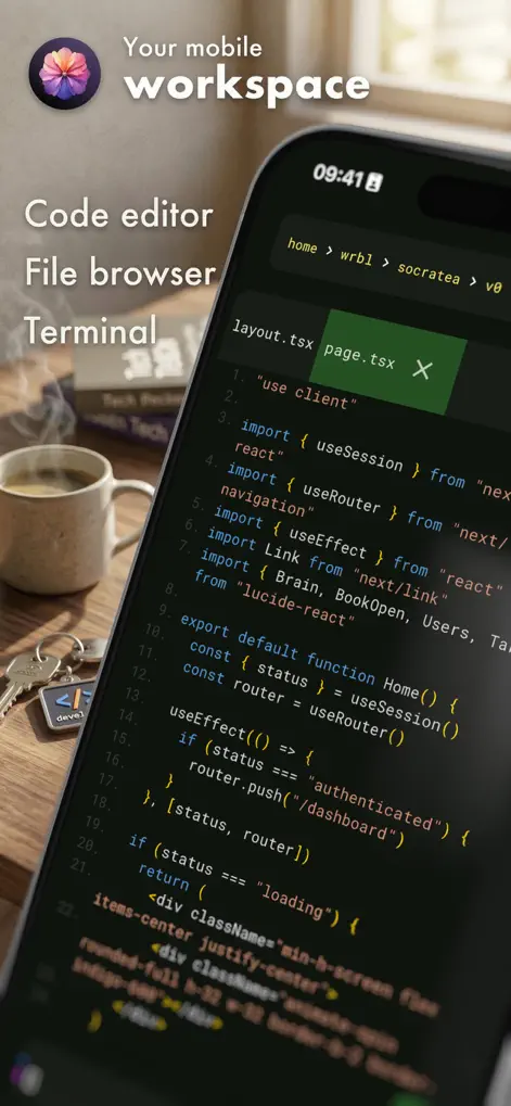 Codeusse: Mobile Agentic IDE - Developer Tools App | MWM