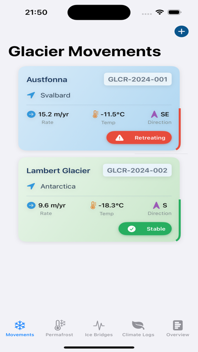 GlacierScan Screenshot