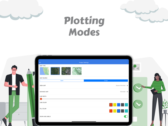 GPS Land Measurement & Survey iPad screenshot 6 - Utilities app