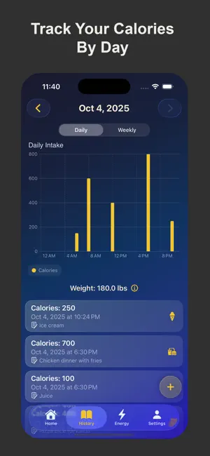 CalSimple: Calorie Counter screenshot 3