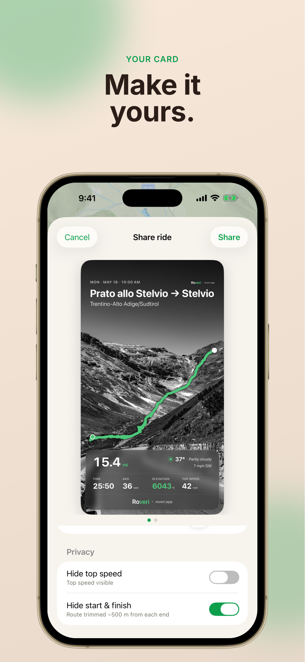 Roveri: Trip & Ride Journal