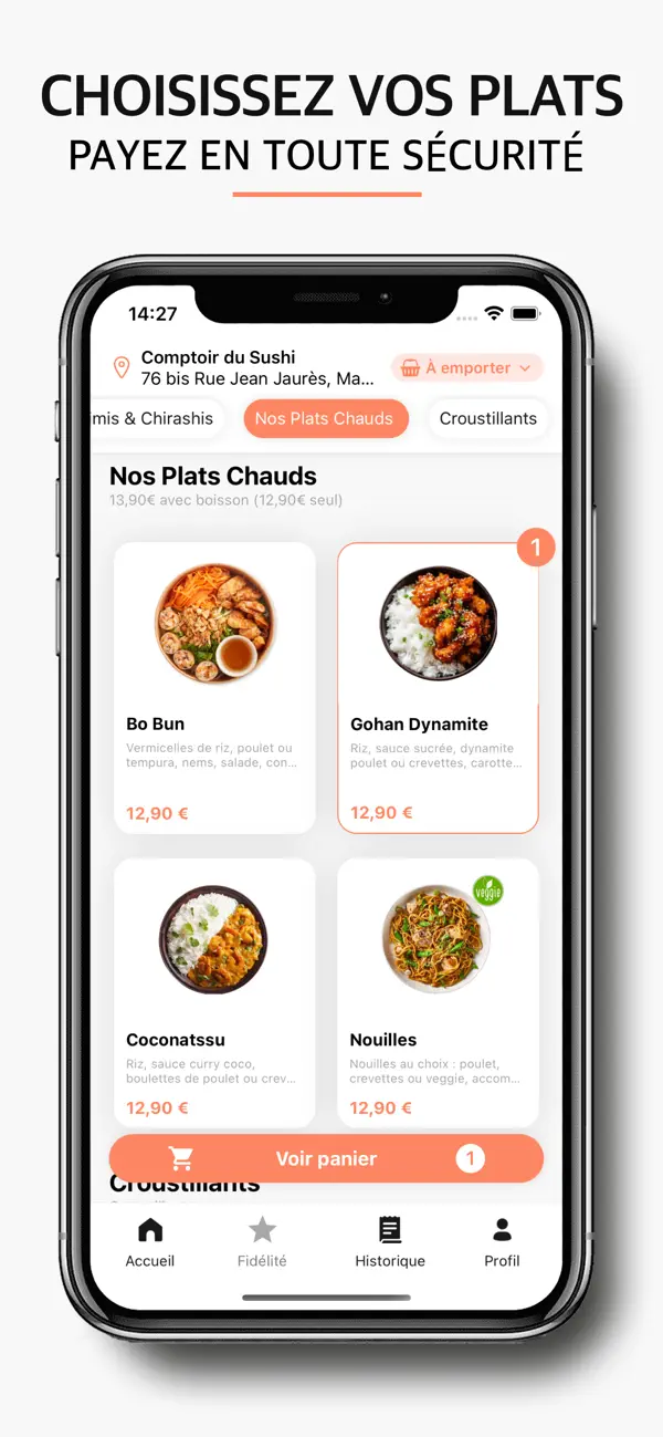 Screenshot #1 pour Comptoir du Sushi