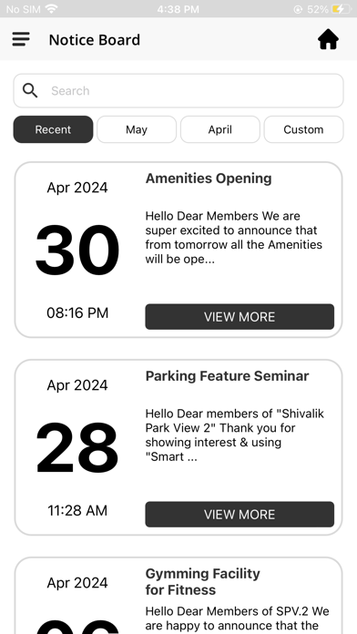 Shivalik Smart Society Screenshot