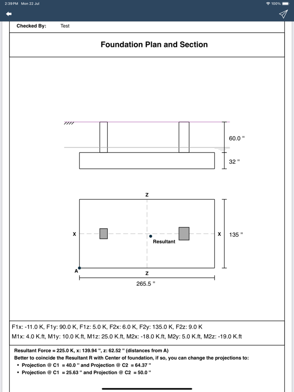 Screenshot #5 pour CombinedFooting