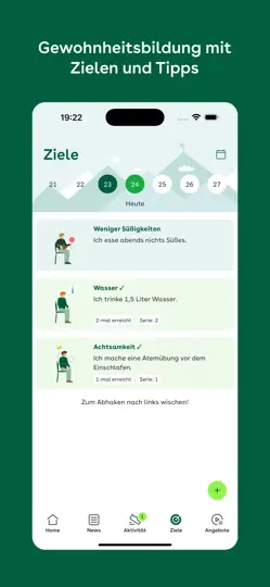 Screenshot von AOK AtWork auf dem iPhone 4