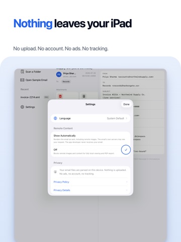 App screenshot