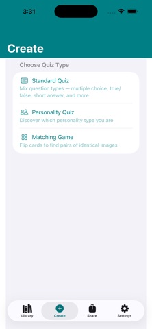 Make Your Own Quiz Screenshot 2 of 3