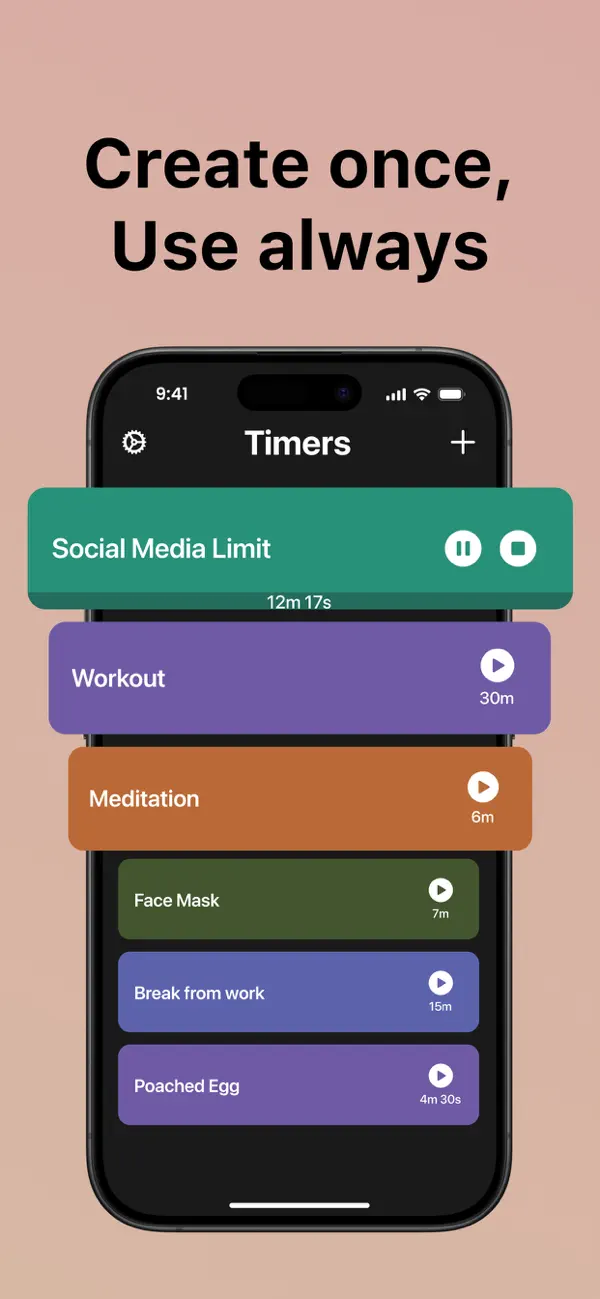 #1. Multiple Timer Countdown Alarm (iOS) Ved: Kutay YILMAZ
