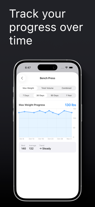 Gym Workout Tracker - Glide Screenshot 4 of 5