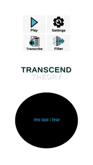 transcend theory iphone screenshot 2