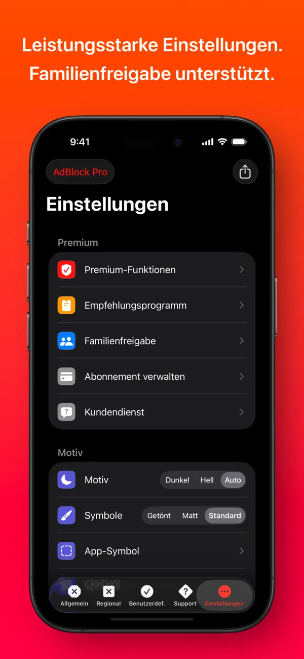 Adblock Pro für Safari-Browser iPhone App Screenshot 6 – Dienstprogramme