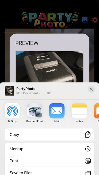 Brother iPrint Screenshot