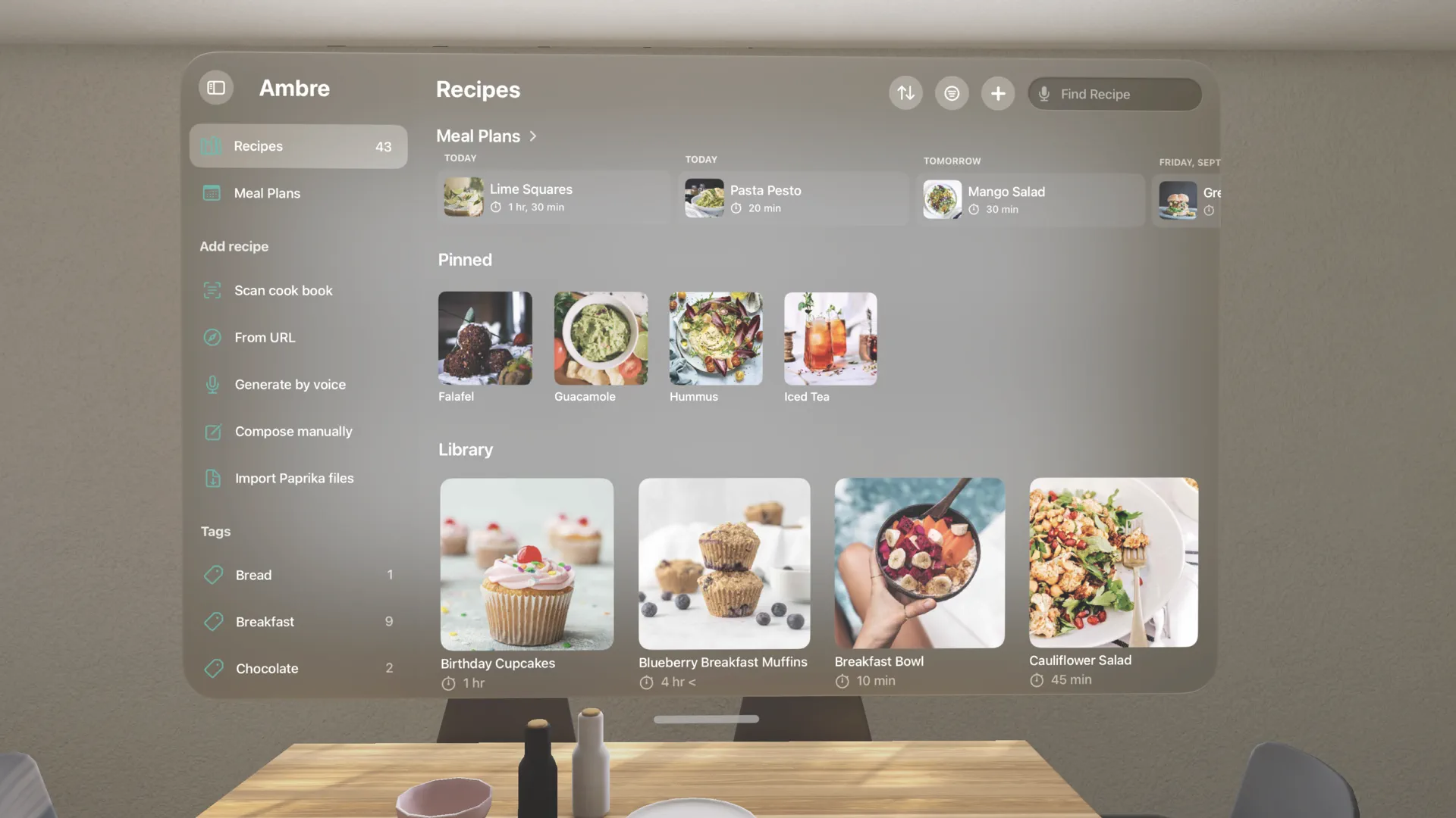 Ambre: Recipe Organizer screenshot 2