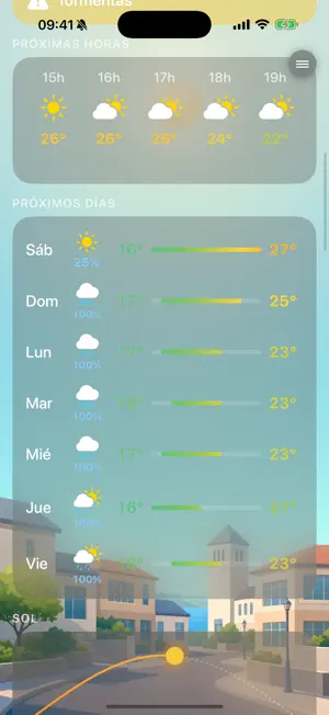 Aura · El tiempo screenshot 2