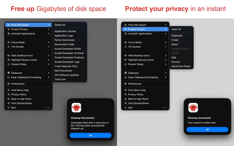 #2. Cool Menu (macOS) Με: SolutionShare Technologies Private Limited