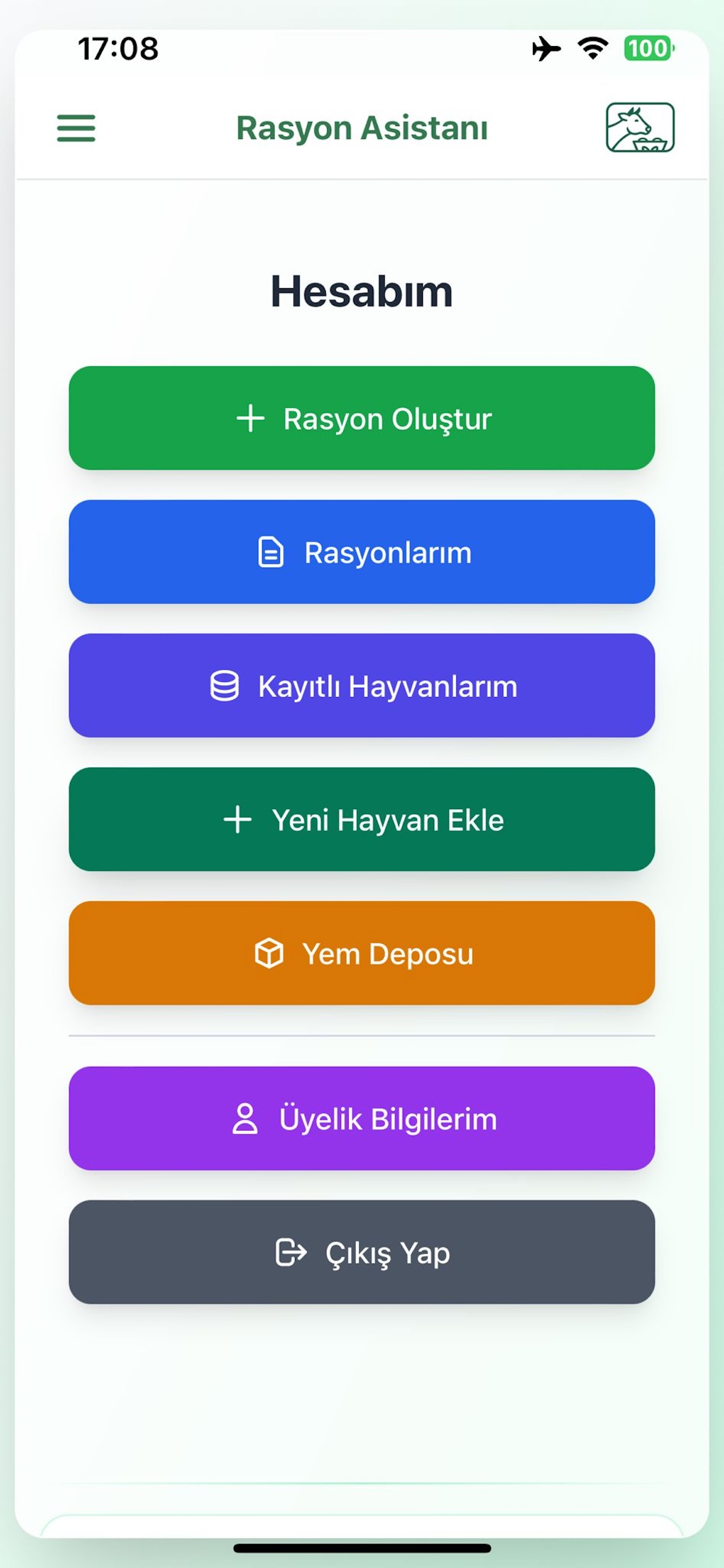 Rasyon Asistanı screenshot 3