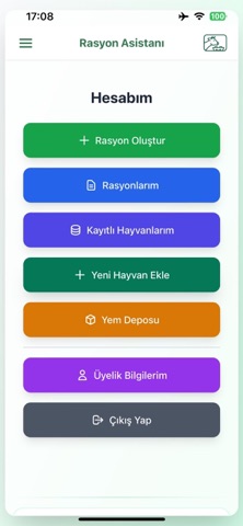Rasyon Asistanı screenshot