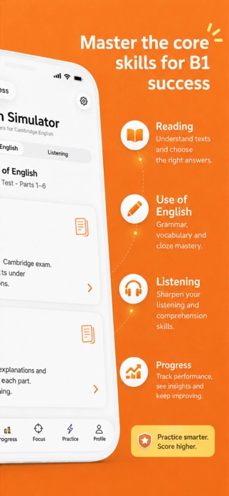 Cambridge B1 Exam Simulator Screenshot 2 of 10